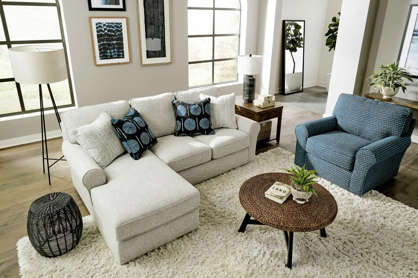 Best Home Furnishings Hanway sofa and chair set in Sheldon, IA