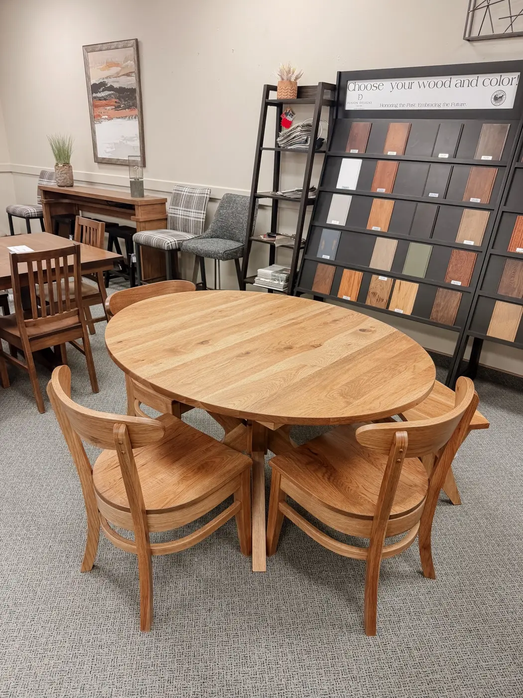 Fusion Designs solid wood dining table in Sheldon, IA