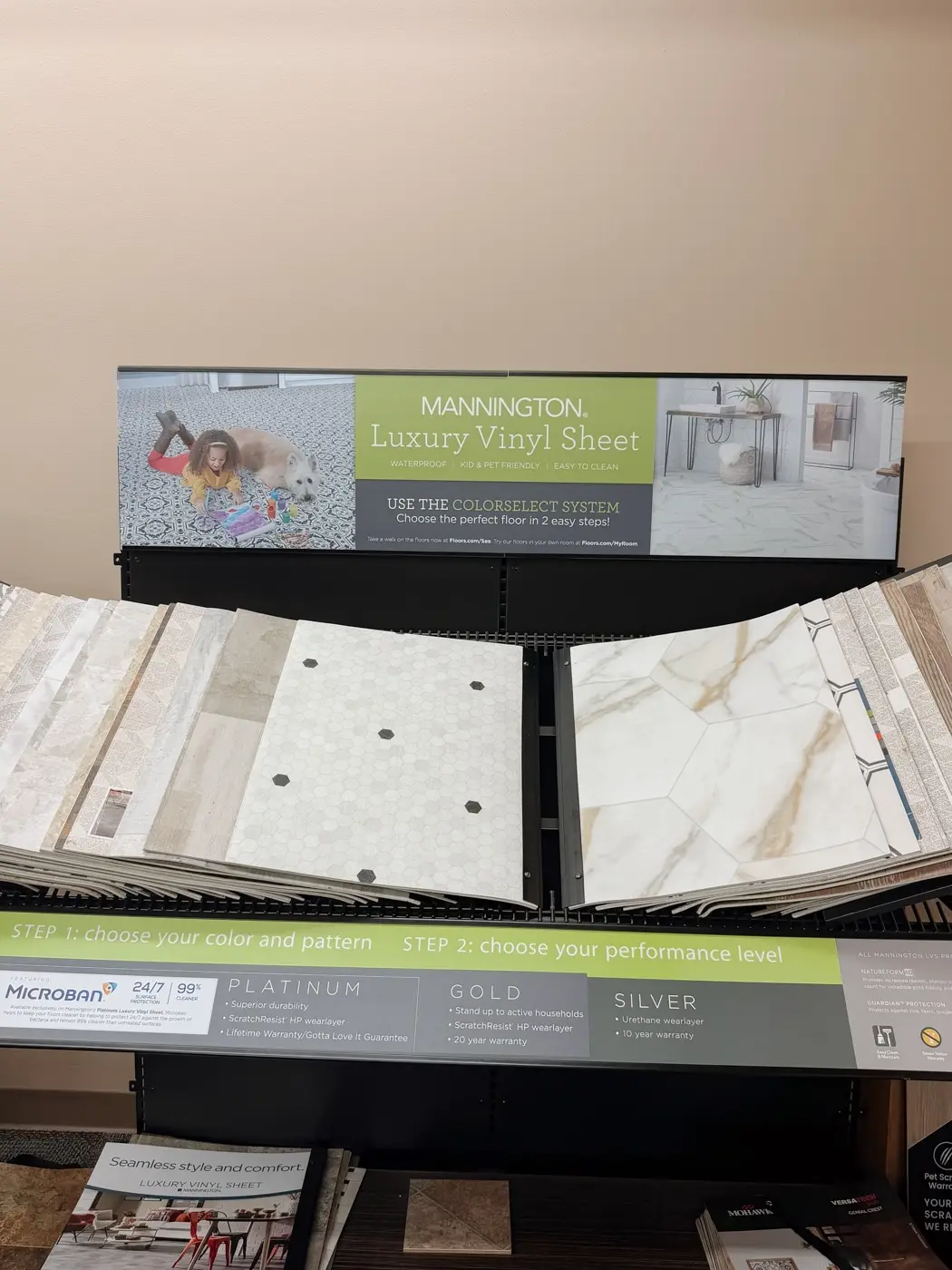 Luxury vinyl sheet flooring in Sibley, IA from Northwest Decor & Furniture